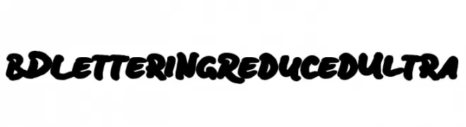 BD Lettering Reduced Ultra  Descarca Fonturi Gratis