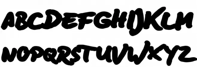 BD Lettering Reduced Ultra Caratteri MAIUSCOLE
