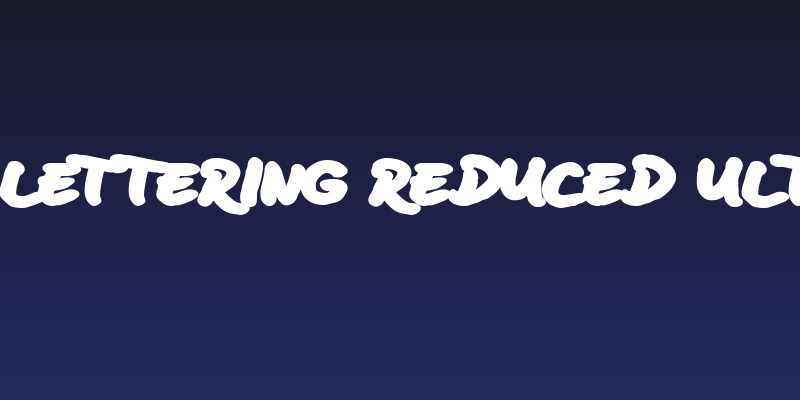 BD Lettering Reduced Ultra Social Header