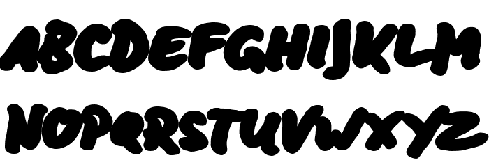 BD Lettering Reduced Ultra Font LOWERCASE
