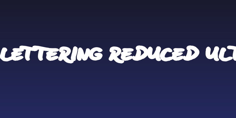 BD Lettering Reduced Ultra Social Header