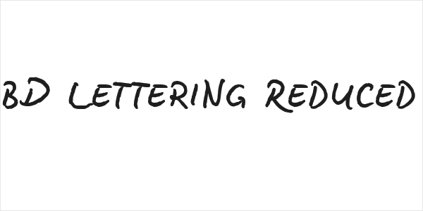 BD Lettering Reduced Logo