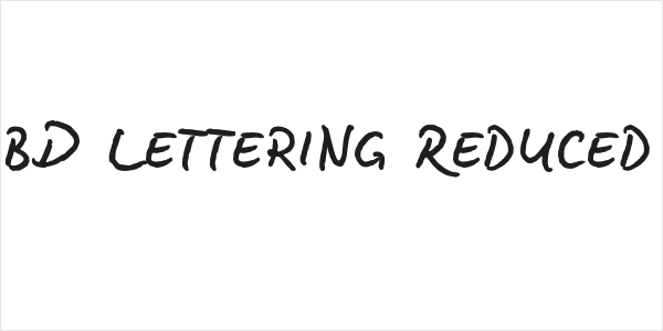 BD Lettering Reduced Logo