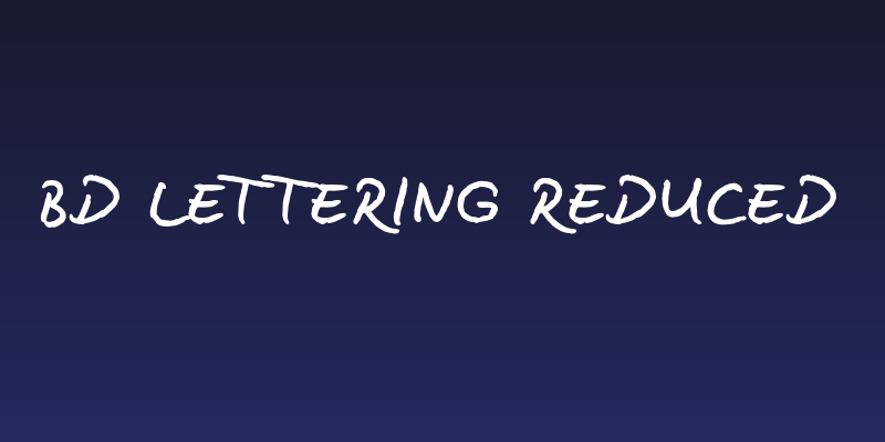 BD Lettering Reduced Social Header