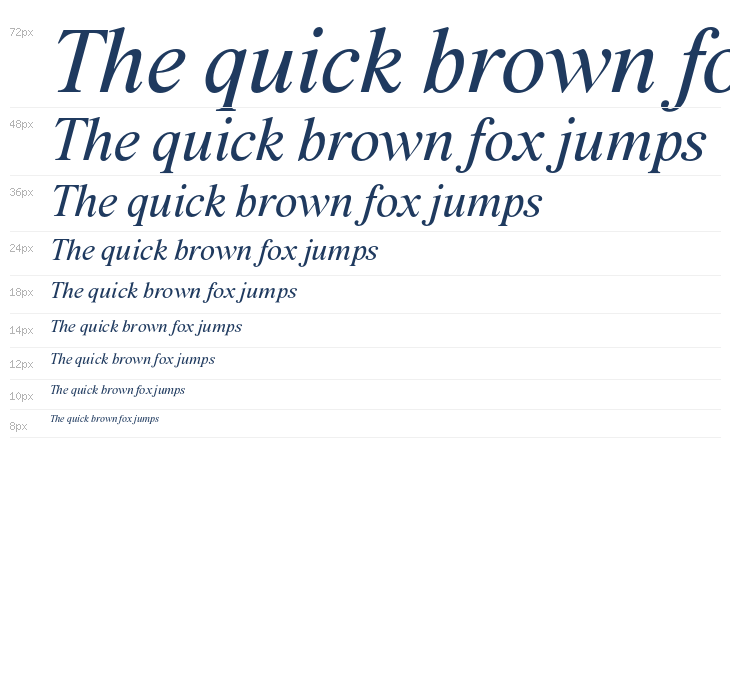 BD Megalona DEMO Personal Use Only Regular Italic Waterfall