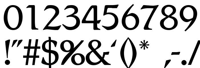BD Renaissance Font OTHER CHARS