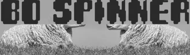 BD Spinner Font examples