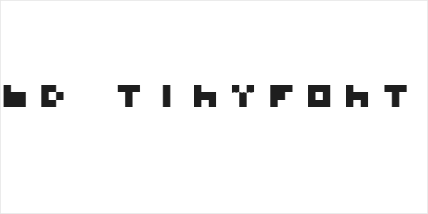 BD TINYFONT Logo