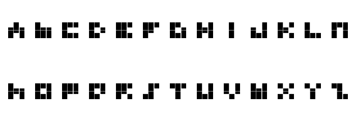 BD TINYFONT Font LOWERCASE