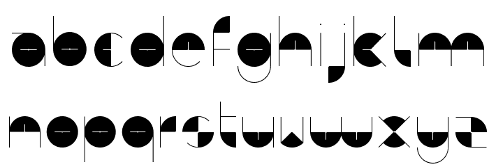 BDAlgebra-Minus Font LOWERCASE