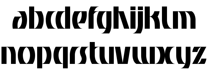 BDApotheke Font LOWERCASE