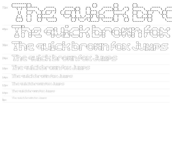 BDAsciiMax Waterfall