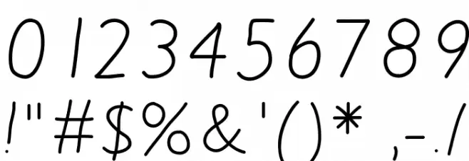 BDAvignon Font OTHER CHARS