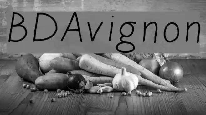 BDAvignon Font examples