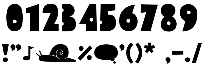 BDBaldrian Font OTHER CHARS
