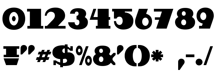 BDBroadband Font OTHER CHARS