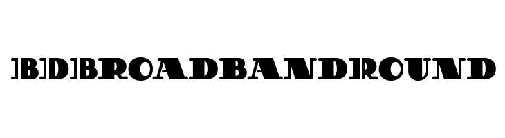 BDBroadbandRound  baixar fontes gratis