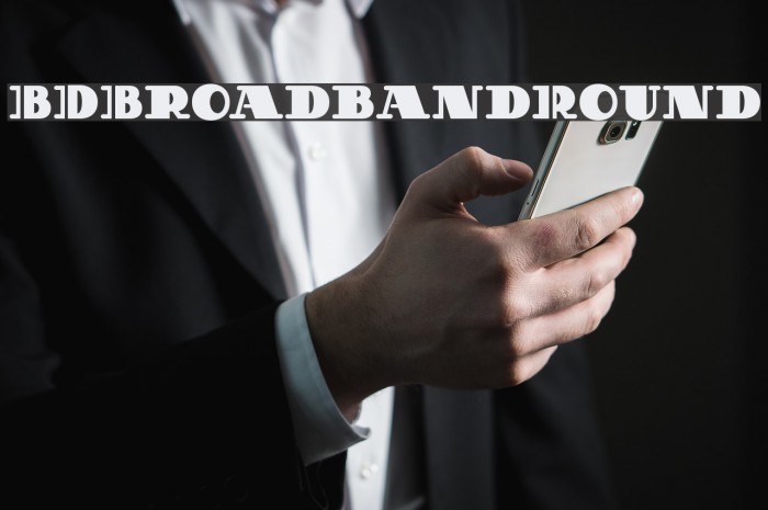 BDBroadbandRound Font examples