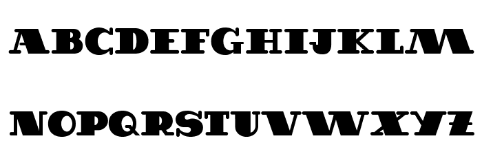 BDBroadbandRound Font LOWERCASE