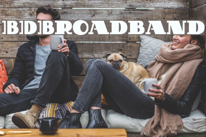 BDBroadband Font examples