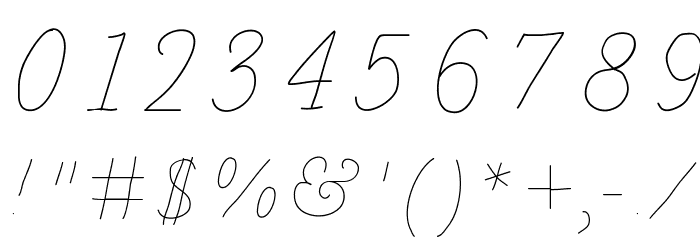 BDCalais Font OTHER CHARS