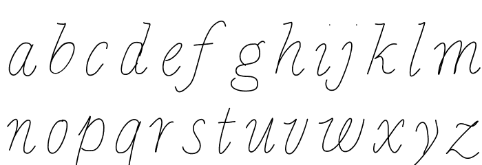 BDCalais Font LOWERCASE
