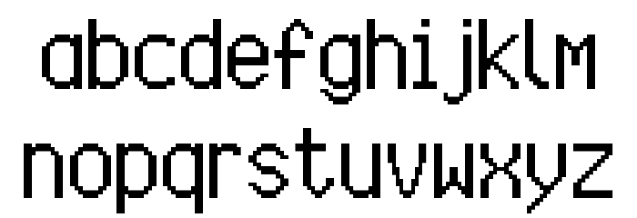 BDCashBox Font LOWERCASE