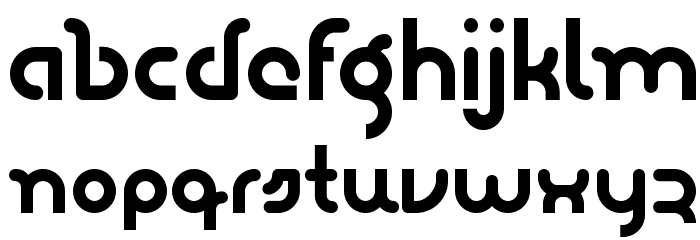 BDChantilly Font LOWERCASE