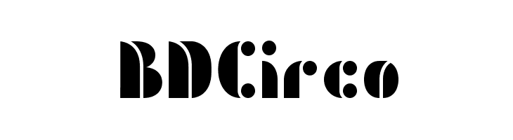 BDCirco  Frei Schriftart Herunterladen
