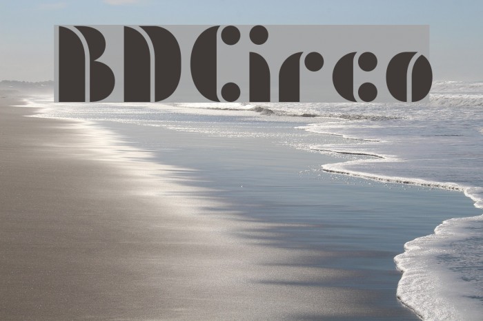 BDCirco Font examples