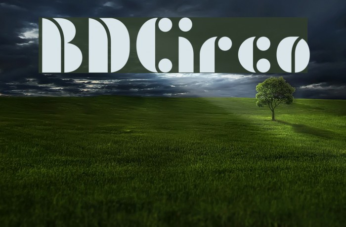 BDCirco Font examples