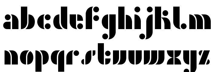 BDCirco Font LOWERCASE
