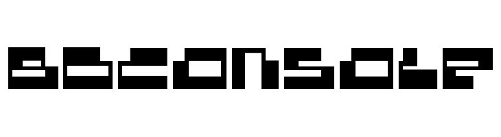 BDConsole  Frei Schriftart Herunterladen