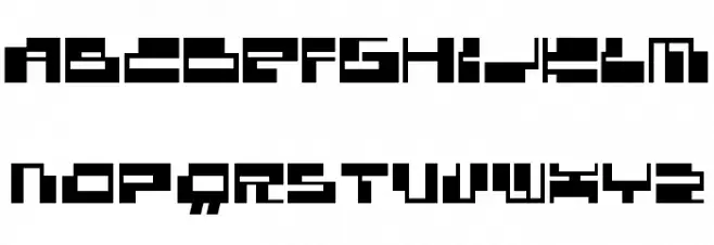 BDConsole Шрифта ВЕРХНИЙ