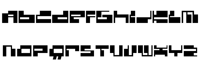 BDConsole Font LOWERCASE