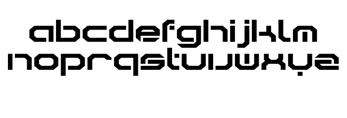 BDDoomed Squareup フォント 小文字