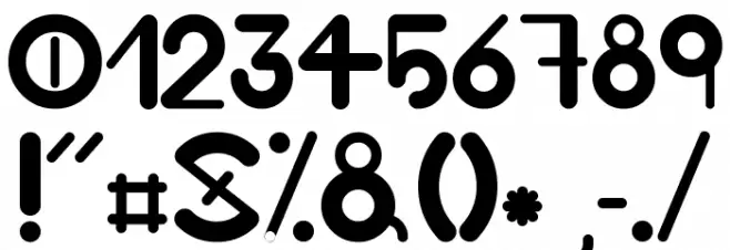 BDElAutobus Font OTHER CHARS