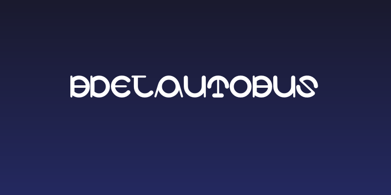 BDElAutobus Social Header