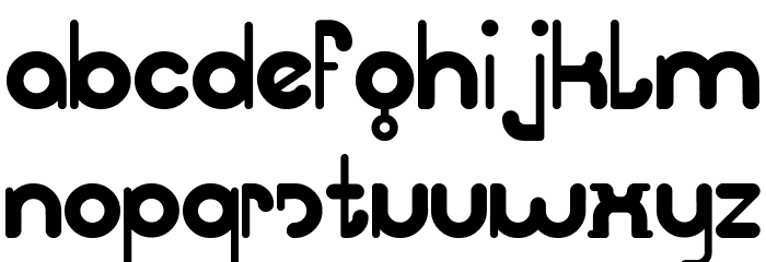 BDElAutobus Font LOWERCASE