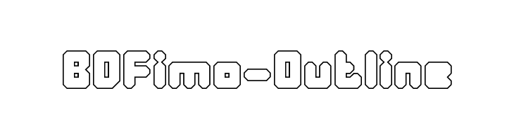 BDFimo-Outline  baixar fontes gratis