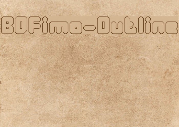 BDFimo-Outline Font examples