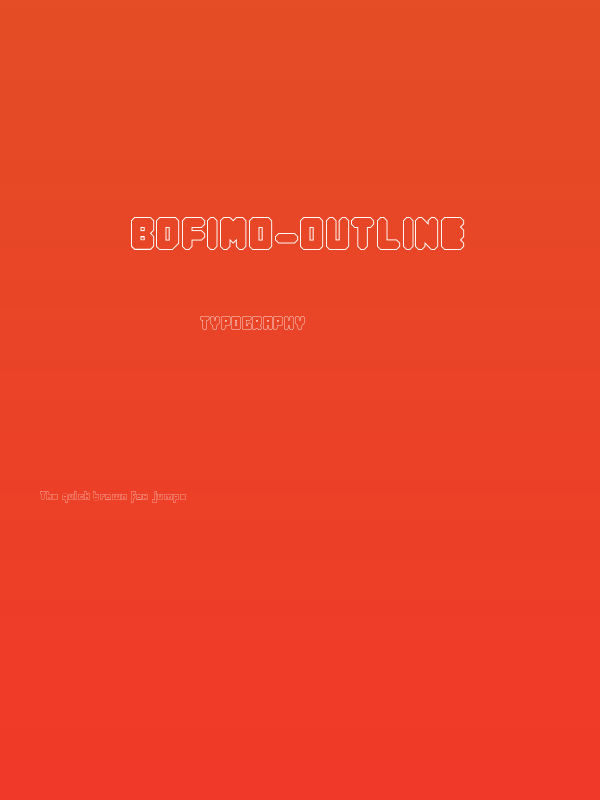 BDFimo-Outline Poster