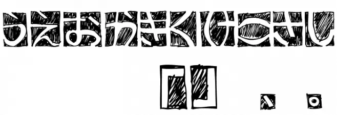 BDHiraganaKuro Font OTHER CHARS