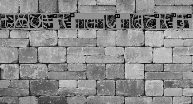 BDHiraganaKuro Font examples