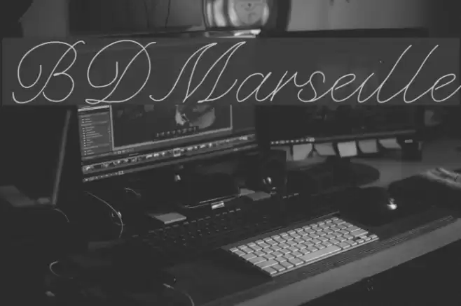 BDMarseille Font examples