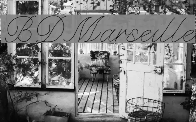 BDMarseille Font examples