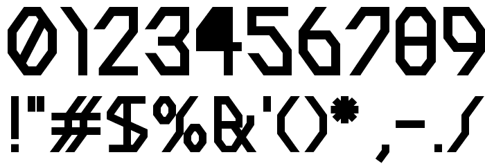 BDMeter Font OTHER CHARS