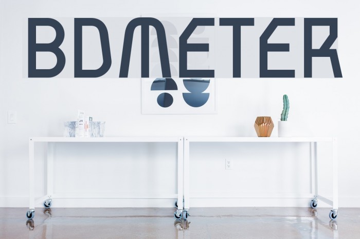 BDMeter Font examples