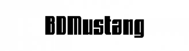 BDMustang  免费字体下载