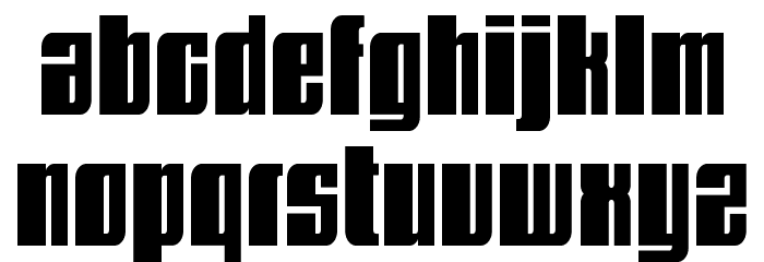 BDMustang Font LOWERCASE